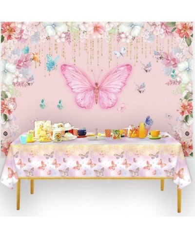 108x54 inch Beautiful Butterfly Theme Disposable PE Party Tablecloth (2 Pieces) $17.59 - Kids' Party Tablecovers