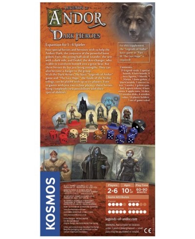 Legends of Andor : Dark Heroes (Expansion Pack) $44.49 - Board Games