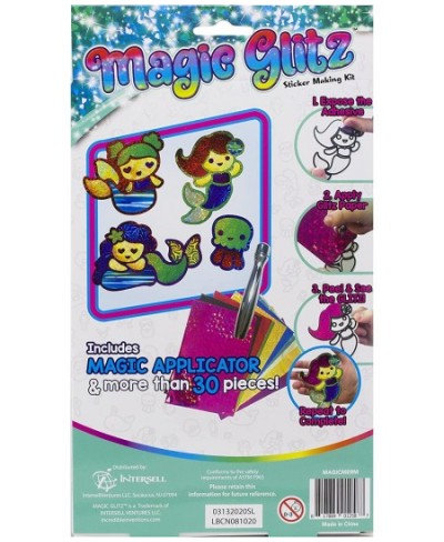 Custom Sticker Making Art Kit Create Your Own 3D Glitter Stickers Multiple Sparkling Colors Fast Easy to Use Fun Craft Activi...