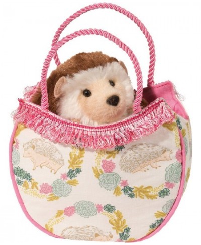 Playful Hedgehog Sassy Sak with Plush Stuffed Animal $31.75 - Plush Purses