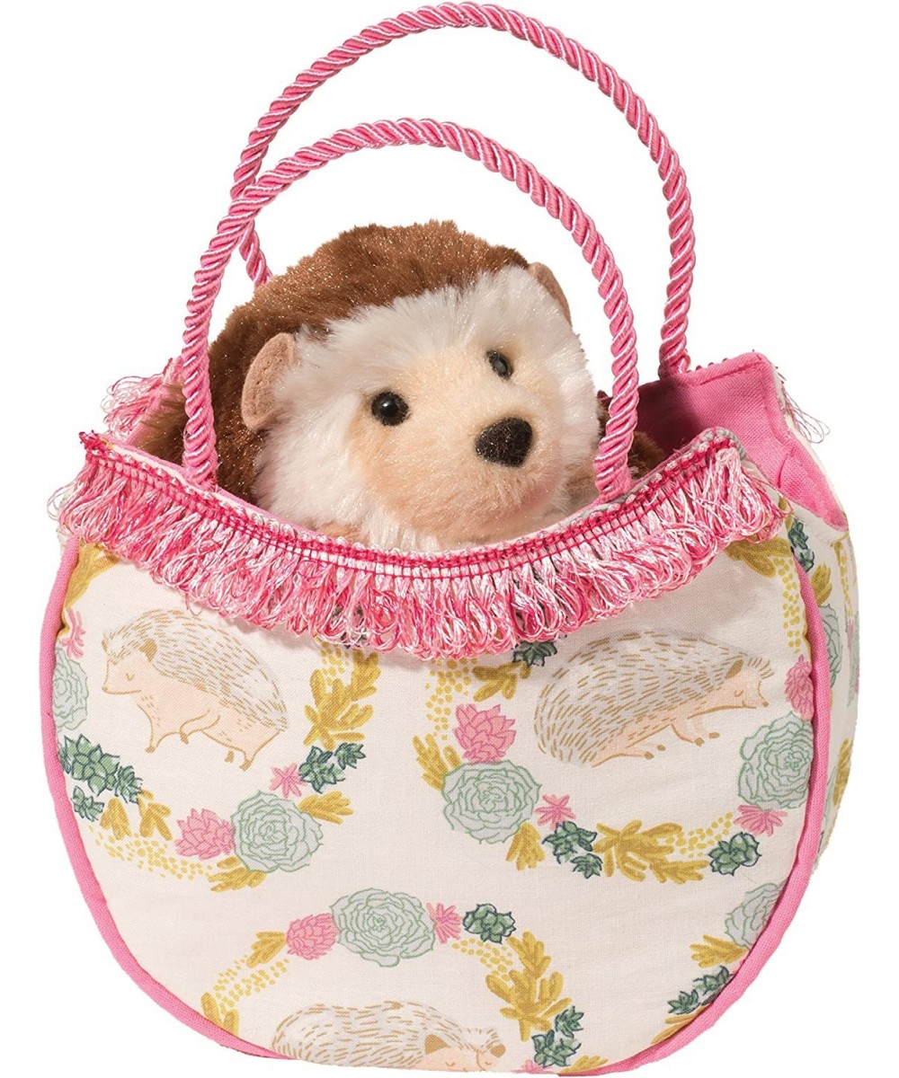 Playful Hedgehog Sassy Sak with Plush Stuffed Animal $31.75 - Plush Purses