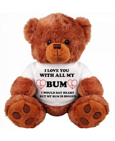 Romantic Gift Bear for Couple: Large 13" Inch Teddy Bear Funny Stuffed Animal: Unique Love You Gift : I Love You Bigger Than ...