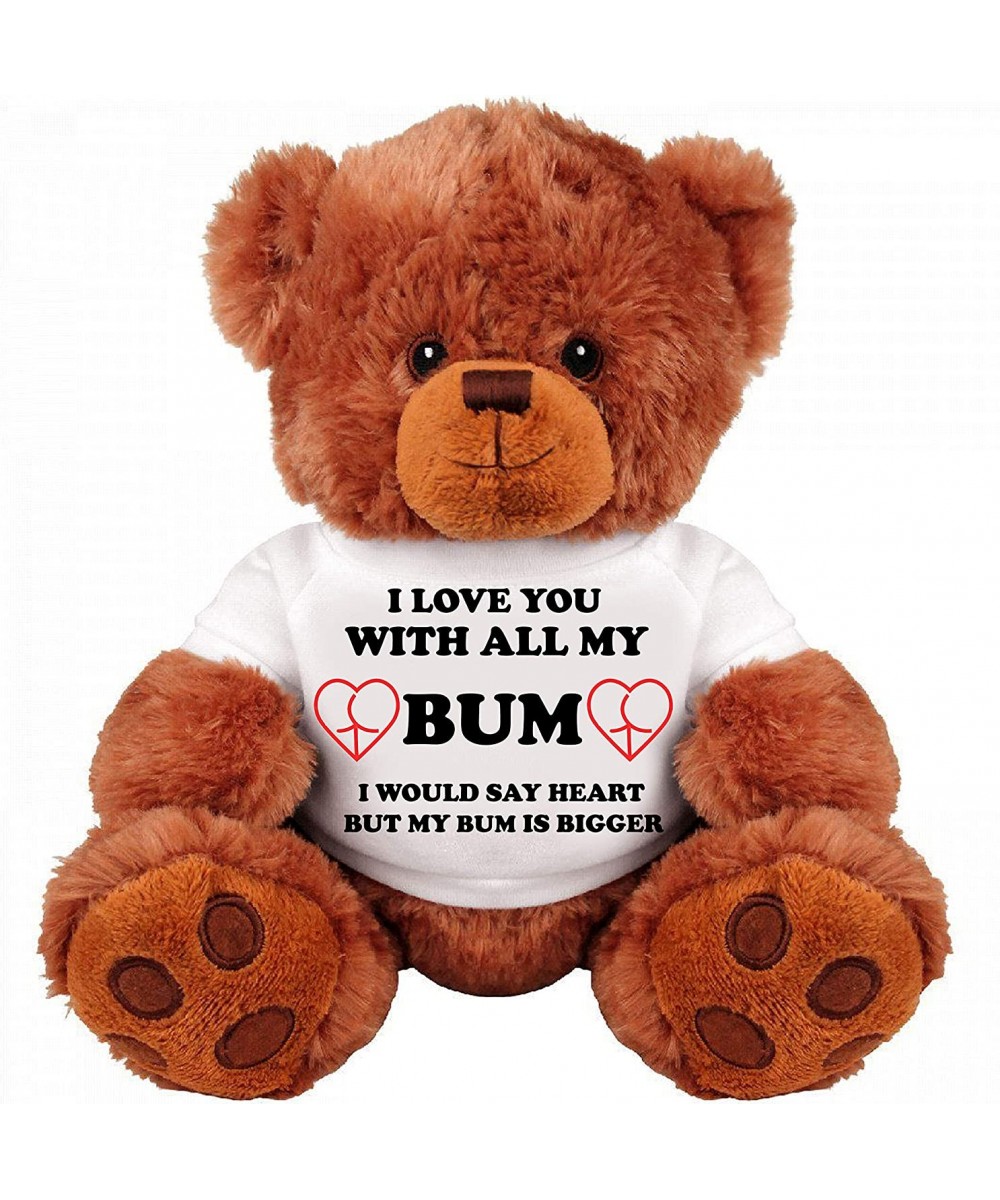 Romantic Gift Bear for Couple: Large 13" Inch Teddy Bear Funny Stuffed Animal: Unique Love You Gift : I Love You Bigger Than ...