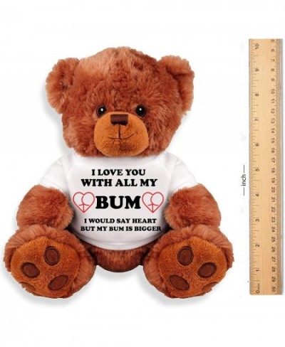 Romantic Gift Bear for Couple: Large 13" Inch Teddy Bear Funny Stuffed Animal: Unique Love You Gift : I Love You Bigger Than ...