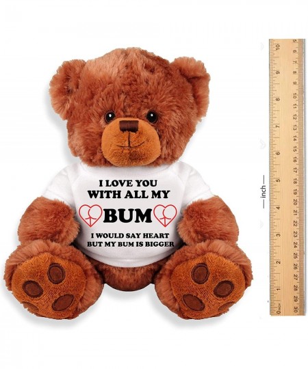 Romantic Gift Bear for Couple: Large 13" Inch Teddy Bear Funny Stuffed Animal: Unique Love You Gift : I Love You Bigger Than ...