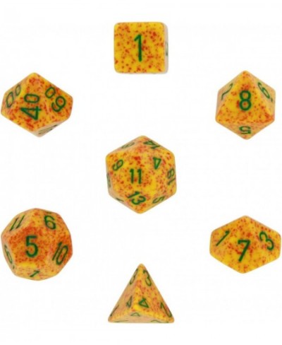 Dice: Polyhedral 7-Die Speckled Dice Set - Lotus $17.40 - Game Accessories