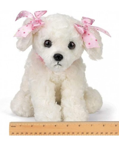 Bearington Sassy Plush Stuffed Animal White Puppy Dog 10 inches $34.55 - Stuffed Animals & Teddy Bears