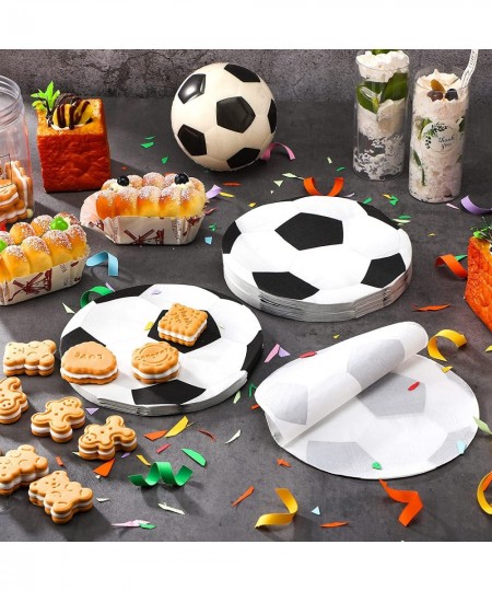 Soccer Napkins Soccer Party Decoration Sports Themed Party Supplies Disposable Soccer Theme Birthday Napkins Soccer Party Fav...