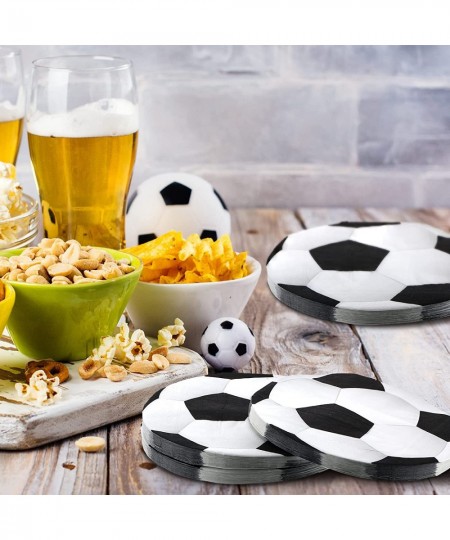 Soccer Napkins Soccer Party Decoration Sports Themed Party Supplies Disposable Soccer Theme Birthday Napkins Soccer Party Fav...