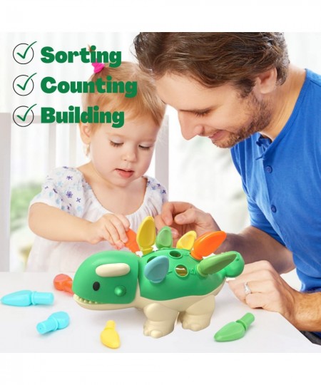 Montessori Toys Learning Activities Educational Dinosaur Games Dinosaur Fine Motor Skills Sensory Toys Gifts for 6 9 12 18 Mo...