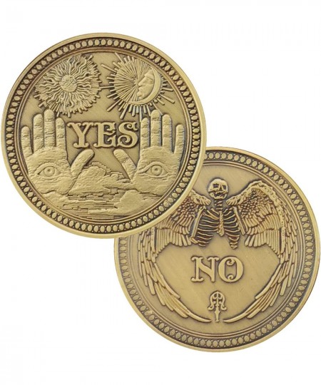 Yes No Challenge Coin Decision Maker - Bronze $16.41 - Novelty Coins