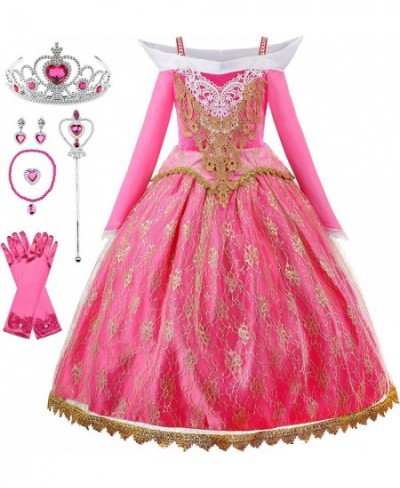 Girls Fancy Princess Costume Pink Halloween Birthday Cosplay Pageant Party Outfits $52.11 - Kids' Costumes