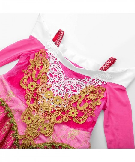 Girls Fancy Princess Costume Pink Halloween Birthday Cosplay Pageant Party Outfits $52.11 - Kids' Costumes