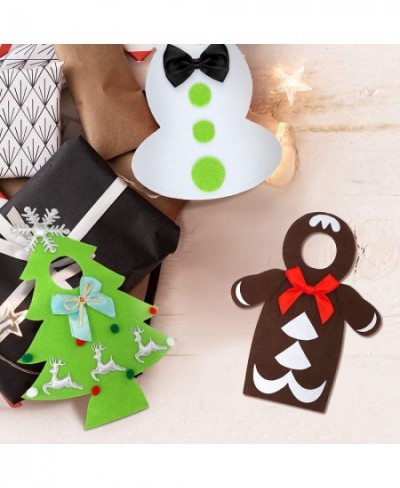 5 Pieces Christmas Elf Accessories Elf Doll Costume Lovely Snowman Gingerbread Man Christmas Tree Couture Outfits and 1 Elf D...