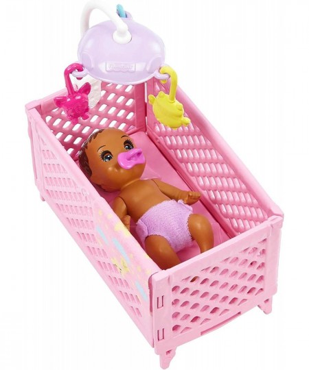 Doll and Accessories Crib Playset with Skipper Friend Doll Baby Doll with Sleepy Eyes Furniture and Themed Accessories Babysi...