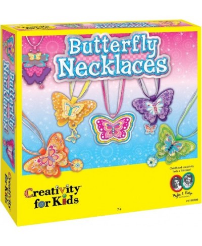 Butterfly Necklaces - Children's Jewelry Making Craft Kit - Makes 6 Necklaces $38.22 - Craft Kits