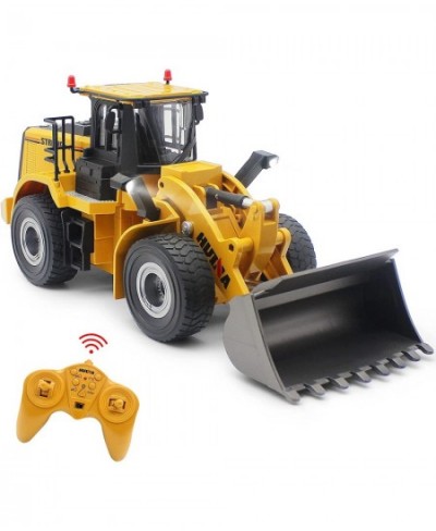 Remote Control Front Loader 9 Channel Bulldozer Toy RC Construction Vehicles Truck 2.4Ghz Remote Control Bulldozer 4WD Shovel...