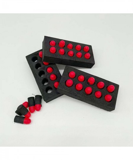 100 Pieces Toy Soft Bullets Toy Gun EVA Foam Bullet Does Not Hurt People Sponge Plastic Ammo Refills Compatible Toy Pistol fo...