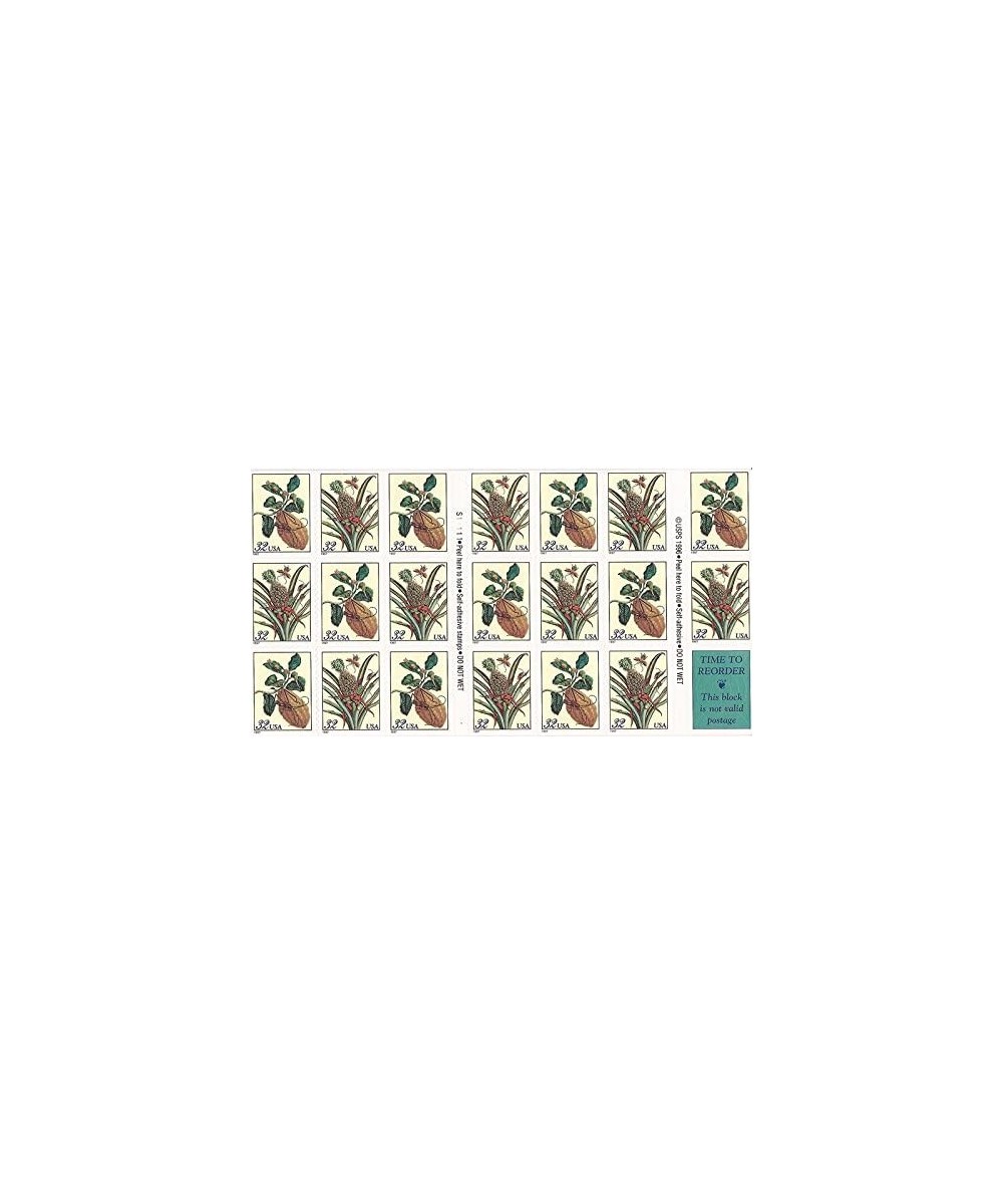 Botanical Prints - Citron and Flowering Pineapple Booklet of Twenty 32 Cent Stamps Scott 3127a $25.47 - Collectibles Display ...