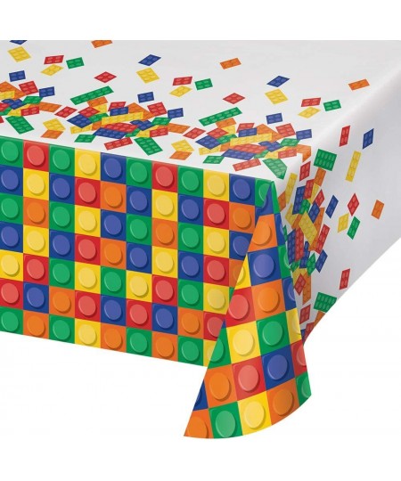 2ct Building Blocks Birthday Party Table Covers Cloths- 54'' x 102" Kids Boys Bday $29.52 - Kids' Party Tablecovers