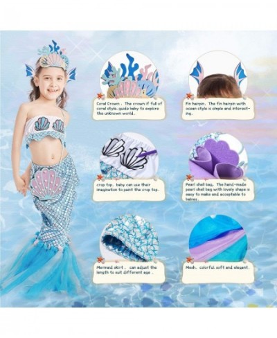 2022 Newest Mermaid Craft Kit for Girls – DIY Princess Mermaid Crafts for Kids Ages 3 4 5 6 7 8 - 12 Girl's Birthday Gift Cre...