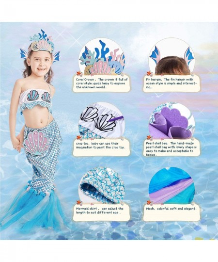 2022 Newest Mermaid Craft Kit for Girls – DIY Princess Mermaid Crafts for Kids Ages 3 4 5 6 7 8 - 12 Girl's Birthday Gift Cre...