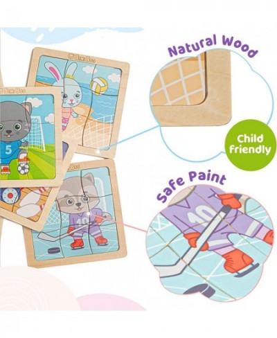 Wooden Jigsaw Puzzles for Kids Ages 3-5 – Montessori Toys for 2 Year Old and Up - Wooden Kids Puzzles Ages 3-5 - Toddler Puzz...