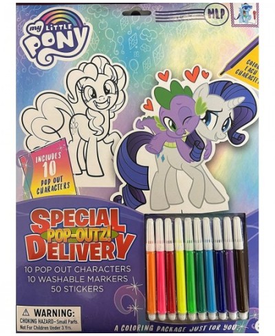 My Little Pony Coloring Kit Pop Outz and Activity Play Set with Markers Stickers and More $16.43 - Kids' Stickers