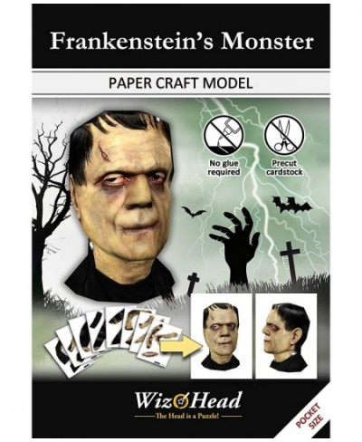 Frankenstein’s Monster - Paper Craft Model 3D Assembly Puzzle Home Décor Educational Birthday Gift $22.27 - 3-D Puzzles