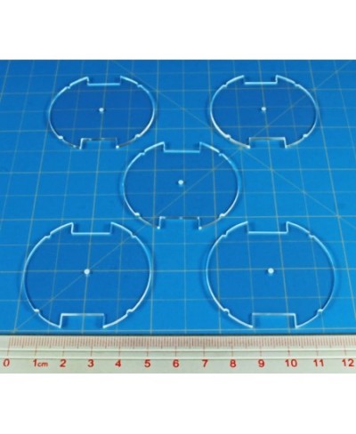 SW: Legion 50mm Circular Notched Bases 1.5mm Clear (5) $29.16 - Game Accessories