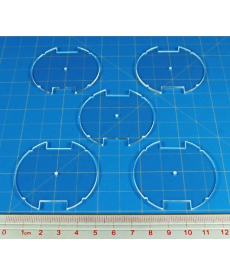 SW: Legion 50mm Circular Notched Bases 1.5mm Clear (5) $29.16 - Game Accessories