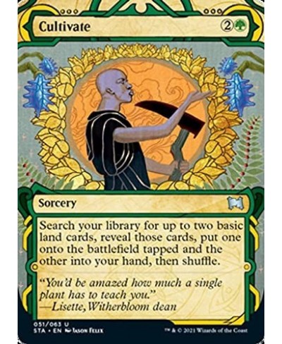 Magic: The Gathering - Cultivate (051) - Borderless - Strixhaven Mystical Archive $12.12 - Trading Cards & Accessories