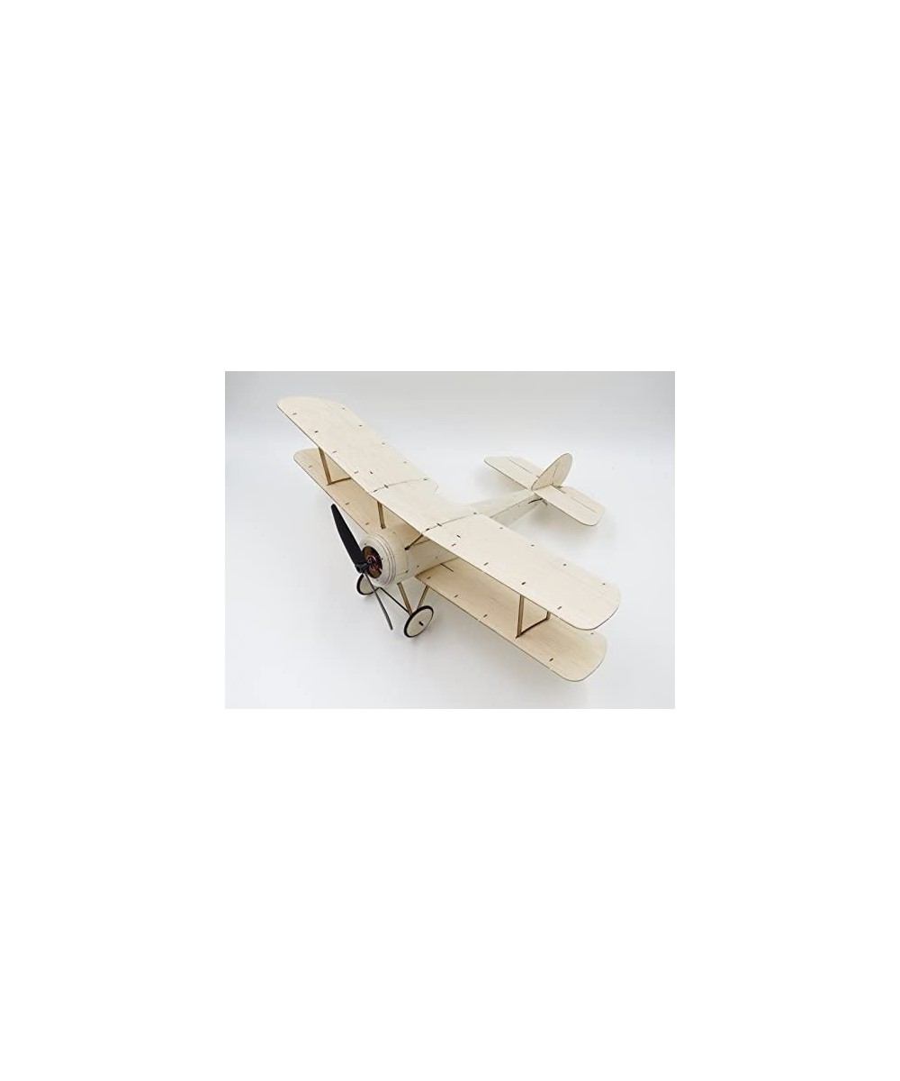 Balsa Wood Micro Indoor 3CH Electric Biplane Sopwith Pup 378mm Wingspan by DW Hobby Remote Control Balsa Laser-Cutting KIT to...