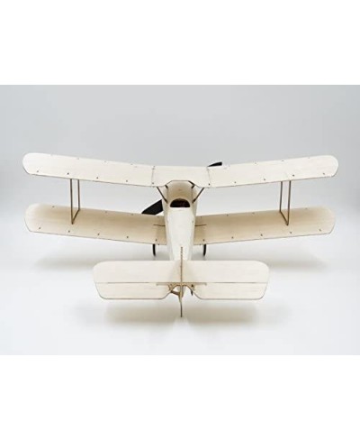 Balsa Wood Micro Indoor 3CH Electric Biplane Sopwith Pup 378mm Wingspan by DW Hobby Remote Control Balsa Laser-Cutting KIT to...