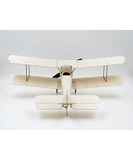 Balsa Wood Micro Indoor 3CH Electric Biplane Sopwith Pup 378mm Wingspan by DW Hobby Remote Control Balsa Laser-Cutting KIT to...