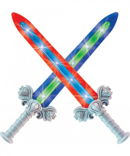 Geosword Soft and Safe Dueling Sword - 2 Pack with LED Lights & Movement Battle Sounds Assorted Colors (Green or Red) $65.65 ...