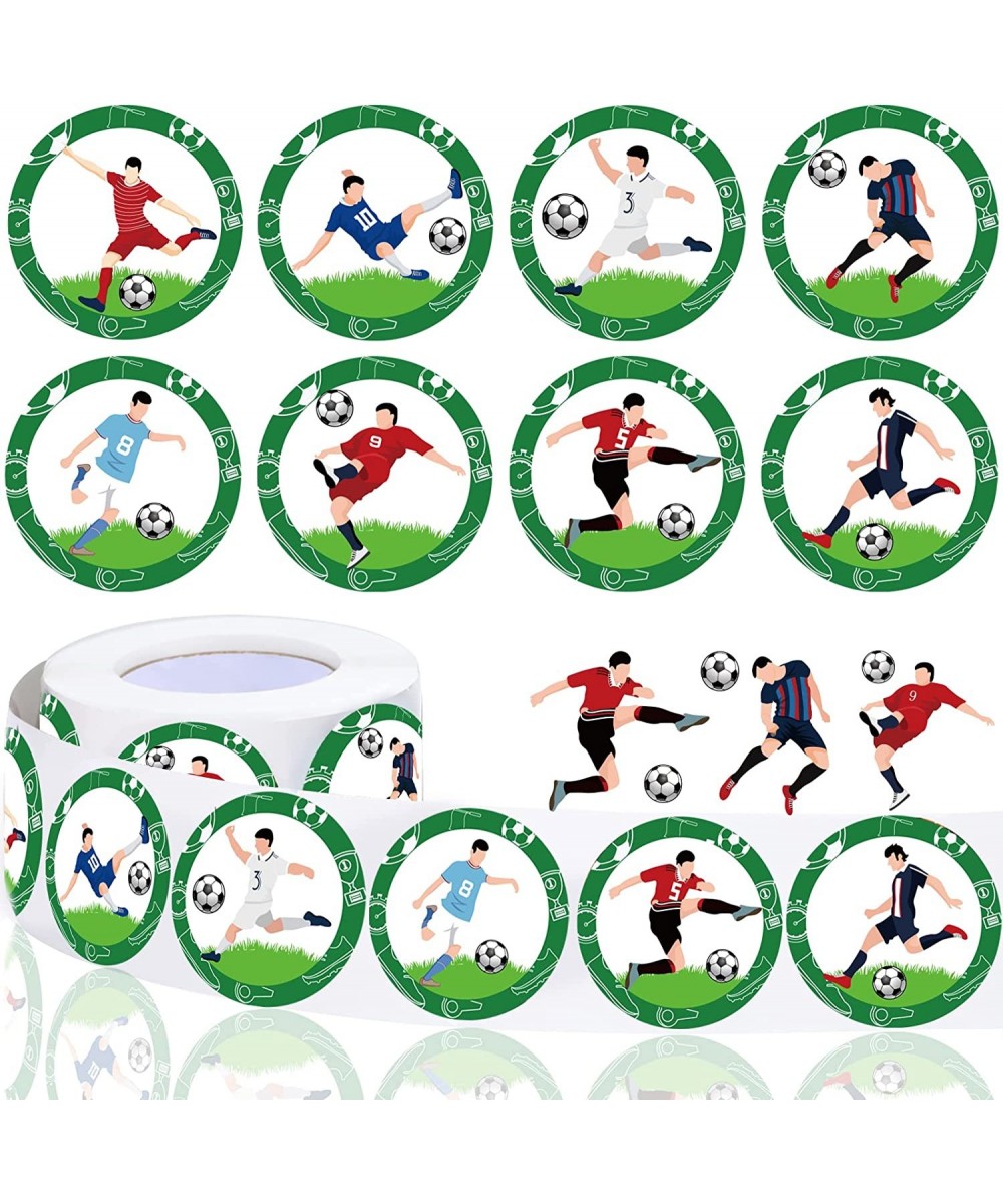 1200 PCS Soccer Stickers Soccer Sports Ball Stickers for Water Bottles Gift Phone Skateboard Scrapbook Luggage Soccer Party F...