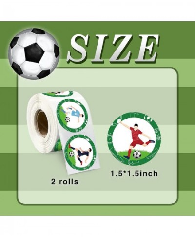 1200 PCS Soccer Stickers Soccer Sports Ball Stickers for Water Bottles Gift Phone Skateboard Scrapbook Luggage Soccer Party F...