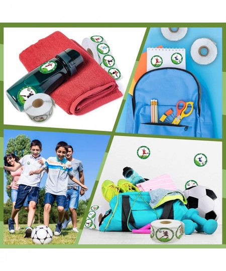 1200 PCS Soccer Stickers Soccer Sports Ball Stickers for Water Bottles Gift Phone Skateboard Scrapbook Luggage Soccer Party F...