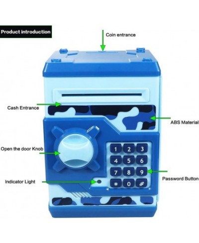 Piggy Bank Electronic Mini ATM for Kids Baby Toy Safe Coin Banks Money Saving Box Password Code Lock for Children Boys Girls ...