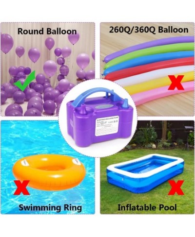 Electric Balloon Pump Portable Balloon Pump Electric Air Balloon Pump Electric Balloon Inflator Balloon Decorations for Birth...