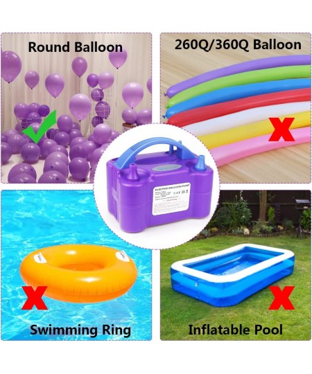 Electric Balloon Pump Portable Balloon Pump Electric Air Balloon Pump Electric Balloon Inflator Balloon Decorations for Birth...