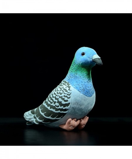 Rock Pigeon Plush Toy 10 Inch Super Realistic Dove Plush Stuffed Simulation Soft Animal Toy Adorable Kids Christmas Birthday ...