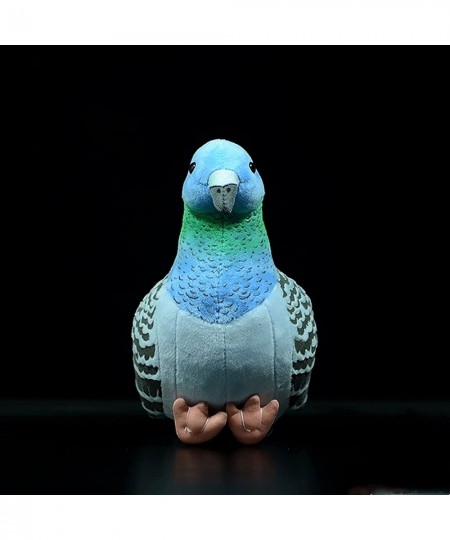 Rock Pigeon Plush Toy 10 Inch Super Realistic Dove Plush Stuffed Simulation Soft Animal Toy Adorable Kids Christmas Birthday ...