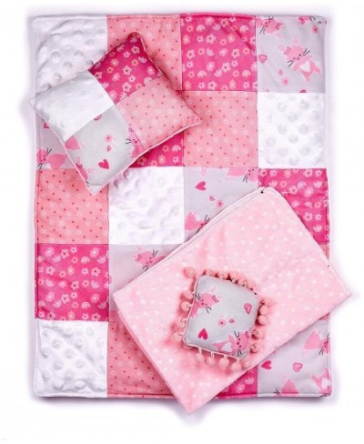 Quilt - 4 Piece 18 inch Doll Bedding Set - Fits Doll and Other 18 inch Dolls (Dolls not Included) $44.07 - Doll Accessories