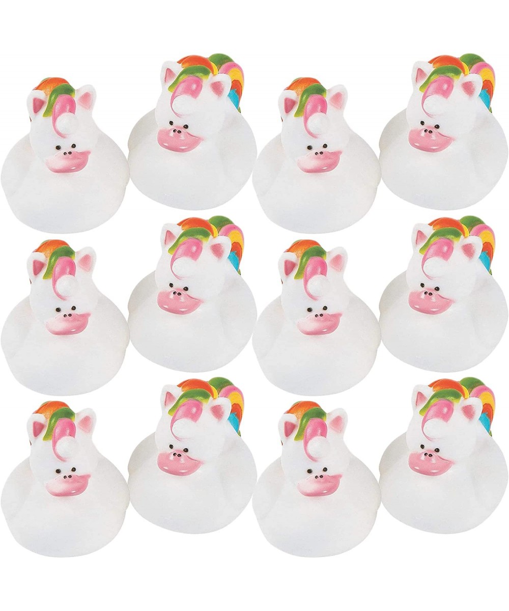 Unicorn Rubber Duckies Ducks 12 Pieces Birthday Parties Treasure Chest Supplies Princess Party $26.07 - Bathtub Toys