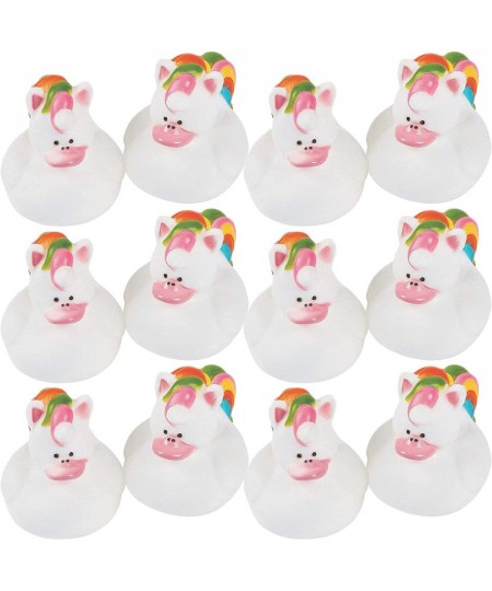 Unicorn Rubber Duckies Ducks 12 Pieces Birthday Parties Treasure Chest Supplies Princess Party $26.07 - Bathtub Toys