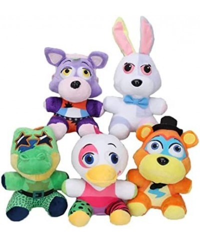 FNAF Plush Toys Security Breach FNAF Plush Dolls Vannie Glamrock Montgomery Gator Roxanne Toys- 7IN - SUÁNTO (Montgomery Gato...