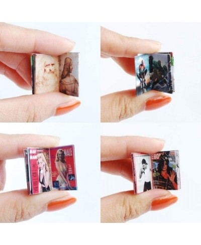 Miniature Dollhouse Miniature Ramdon 9PCS Magazine Books for Bookroom/Bedroom $22.61 - Dollhouse Accessories