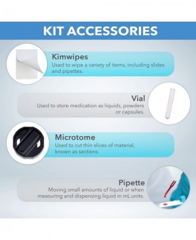 SP-14 Microscope Slide Preparation Kit Including Stains $30.10 - Children's Optics